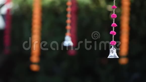 印度婚礼传统花卉装饰视频的预览图