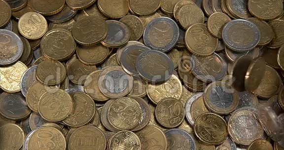 欧元硬币下落视频的预览图