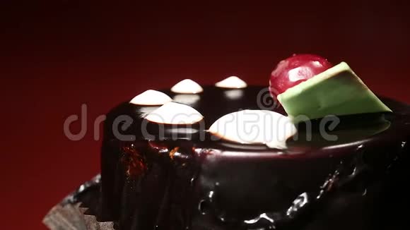 糖果店的巧克力甜点诱人的甜食糖尿病的风险视频的预览图