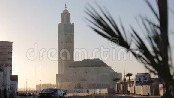 卡萨布兰卡摩洛哥哈桑清真寺视频的预览图