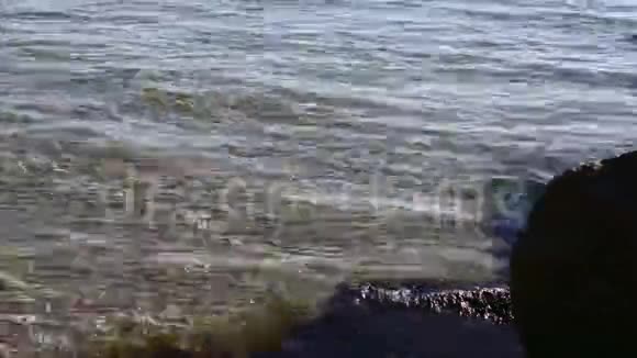 海水中阳光的折射视频的预览图