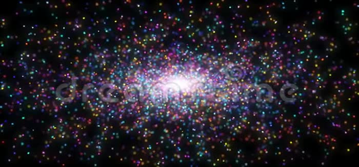 银河星色粒子视频的预览图
