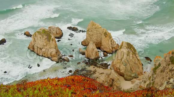 葡萄牙大西洋卡波达罗卡的奇妙景观视频的预览图