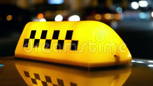 出租车象征交通城市视频的预览图