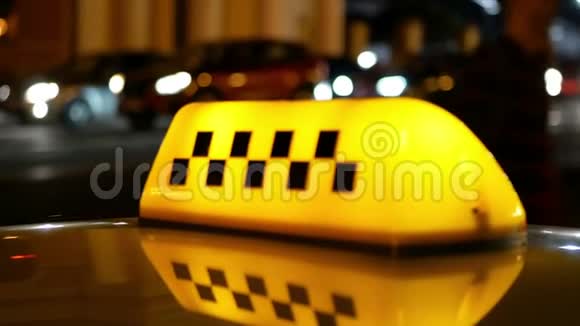 出租车象征交通城市视频的预览图