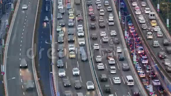 上海的交通堵塞视频的预览图