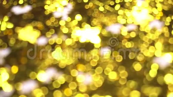 金光闪闪的金色模糊背景视频的预览图