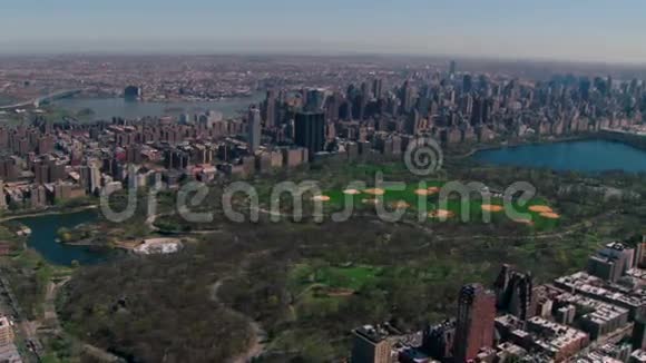 充满活力的中央公园空中视频的预览图