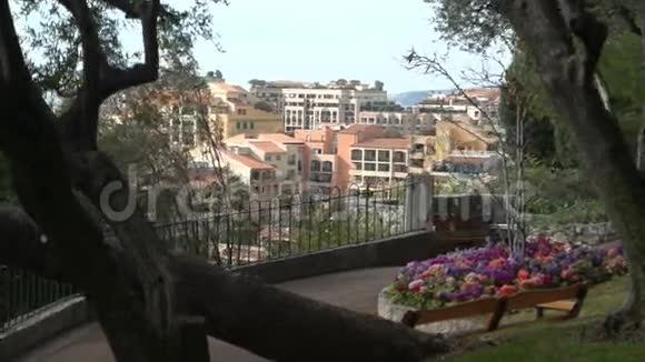摩纳哥的城市花园视频的预览图