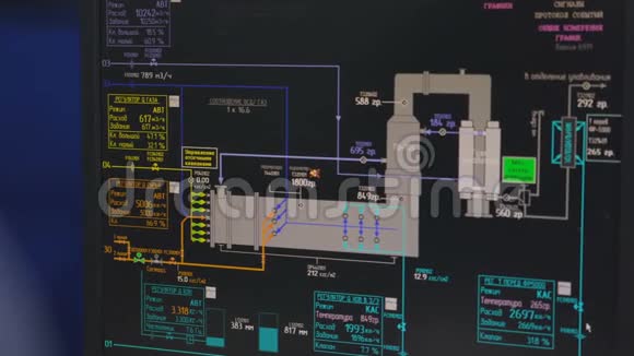 计算机控制石油生产过程中的工人位置视频的预览图