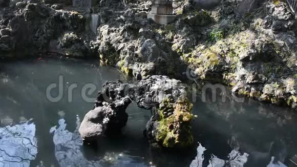 日式园林池塘装饰设计视频的预览图