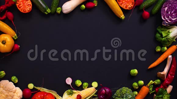 蔬菜做成字母E视频的预览图