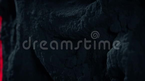 激光扫描老岩石雕刻视频的预览图