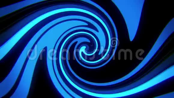 蓝色数字霓虹灯波VJ环运动背景视频的预览图