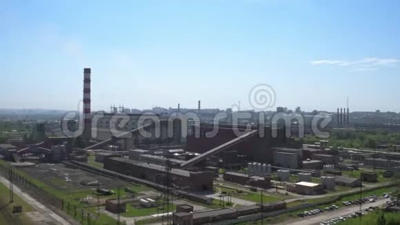 工业城市区工厂仓库物流中心视频的预览图