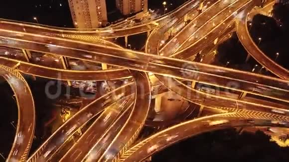 上海市公路交通4k空中超移视频视频的预览图