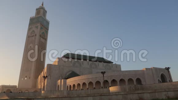 卡萨布兰卡摩洛哥哈桑清真寺2视频的预览图