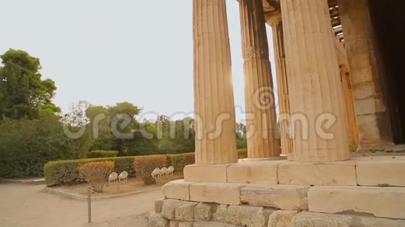 暑假游客拍摄的古代赫菲斯托斯寺业余录像视频的预览图