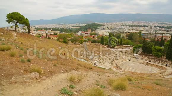 雅典旅游景点全景文化遗产保护视频的预览图