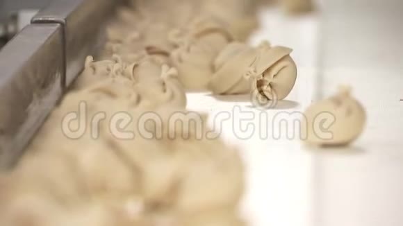 生产饺子安装生产馄饨食品视频的预览图