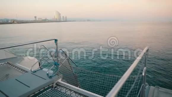 帆船比赛爱琴海的游艇豪华游艇视频的预览图