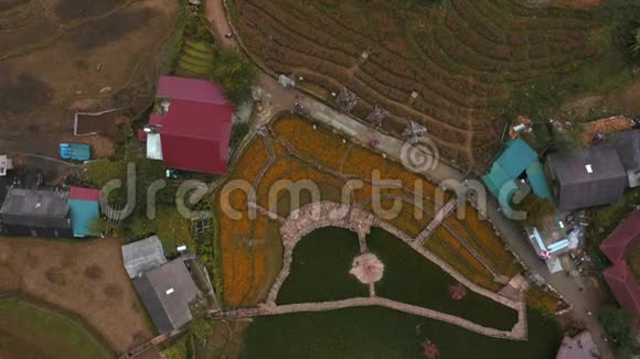 越南北部萨帕附近猫猫村的空中演练录像2019年10月视频的预览图