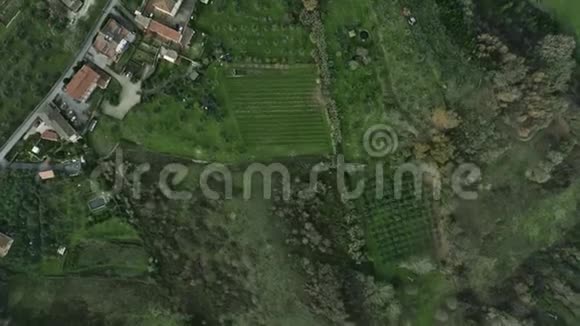 意大利托斯卡纳的高空俯视风景视频的预览图