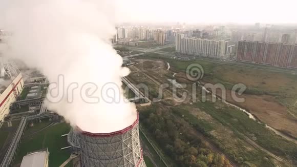 电站鸟瞰图视频的预览图