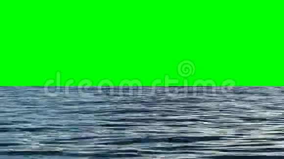 平静的海水背景和环保箱视频的预览图