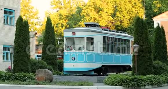 维捷布斯克白俄罗斯维捷布斯克有轨电车历史博物馆纪念碑放大放大视频的预览图