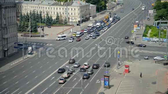 城里的交通堵塞视频的预览图