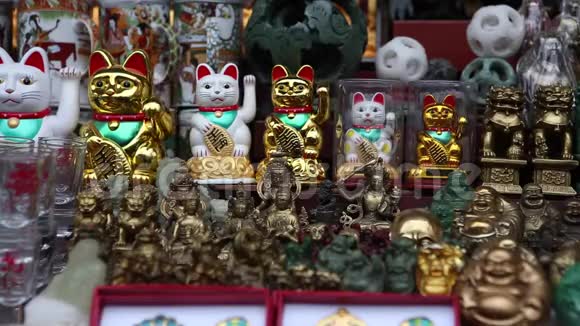 北京的市场中国传统纪念品视频的预览图