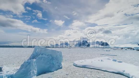 南极大陆冬季史诗景观照片视频的预览图