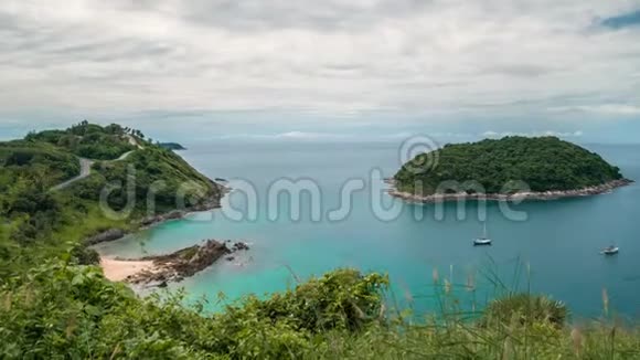 泰国普吉岛亚努伊海滩和Promthep角视频的预览图