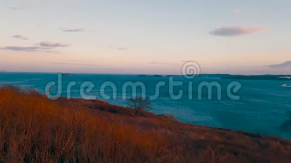 具有博斯普鲁斯东方景观的海洋景观视频的预览图