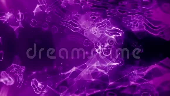 紫罗兰玻璃波纹方式背景视频的预览图