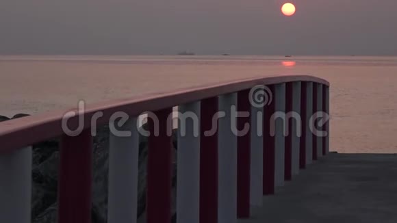 日落桥印度洋录像视频的预览图