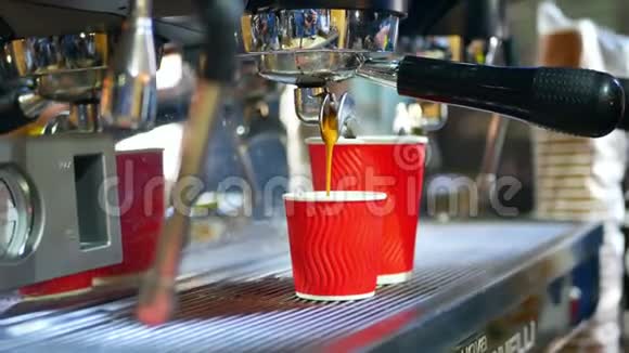 咖啡做食物饮料视频的预览图