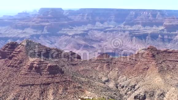亚利桑那州大峡谷大峡谷北墙的宽阔视野视频的预览图