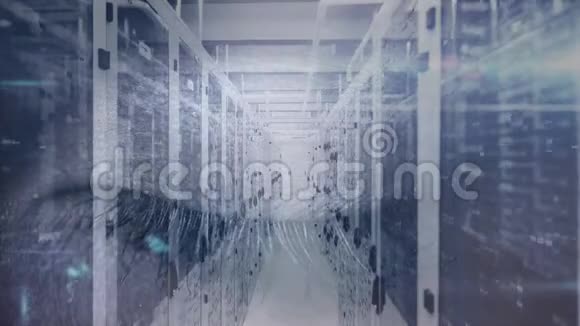 服务器机房的数字人眼动画视频的预览图
