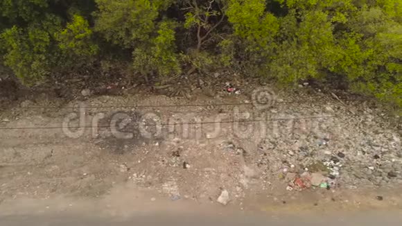 亚洲爪哇岛垃圾问题印度尼西亚视频的预览图