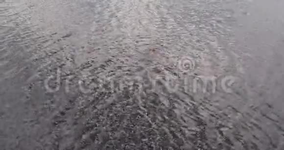 人类正在伏尔加河游泳俯瞰四架飞机视频的预览图