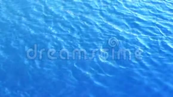 特写抽象的碧水涟漪湖江肌理夏日背景视频的预览图