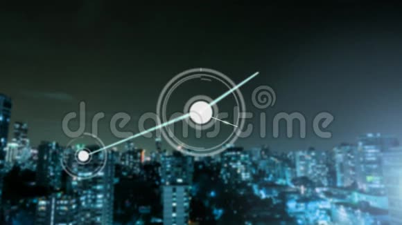 连接器在城市背景下移动视频的预览图