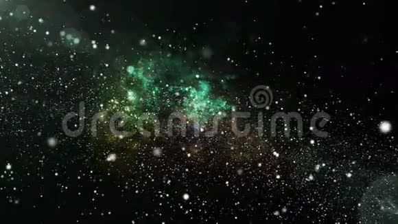 色彩变化的星系和星云与闪耀的恒星光星尘视频的预览图