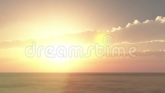 日出日光光全景荒野沙漠地云自然日落视频的预览图