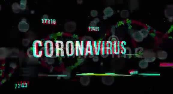 冠状病毒全球大流行背景视频的预览图