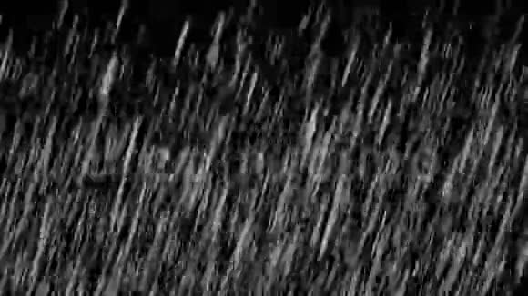 雨雷雨天气季节背景雨滴水暴雪自然背景视频的预览图