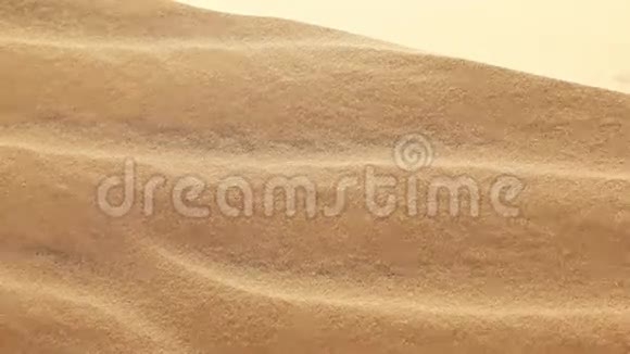 沙子吹过沙丘视频的预览图