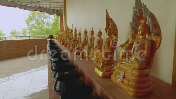 金佛寺附近的宗教雕像视频的预览图